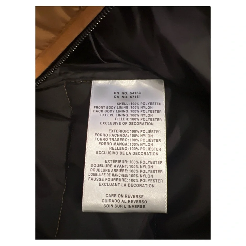 Levi's Men's Strech Hooded 2 Chest‎ Pocket Puffer Quilted Jacket Size XL